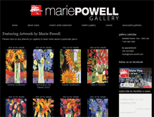 Tablet Screenshot of marie-powell.com